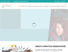 Tablet Screenshot of christianwomanhood.org